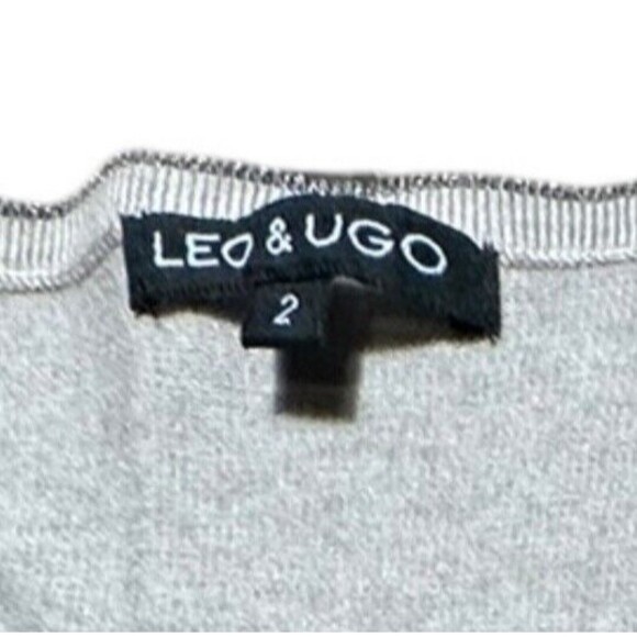 Leo & Ugo M Paris Collection Sweater Eiffel Tower Hot Air Balloon Embellished I2 - Picture 3 of 10